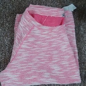Pink long sleeve sweater womans large